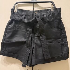 Painted Canvas Shorts